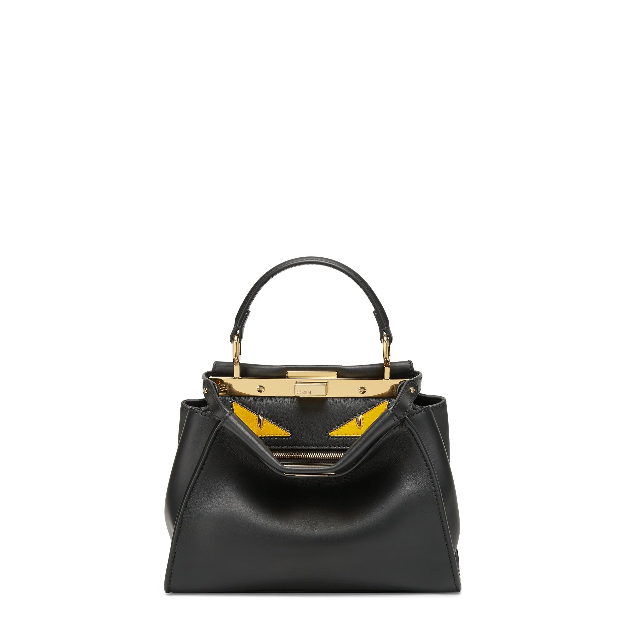 Fendi - Leather-Trimmed Nylon Tote Bag - Black Fendi FENDI バック